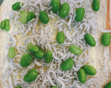簡単！しらすと枝豆のマヨチーズトースト☆作り方1写真