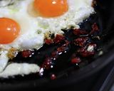 目玉焼きペペロンチーノ作り方4写真