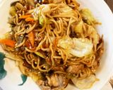 お一人様！市販の焼きそばに隠し味！作り方3写真