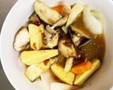 肉無簡単まろやか梅パスタ味春雨炒め煮作り方13写真