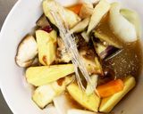 肉無簡単まろやか梅パスタ味春雨炒め煮作り方14写真