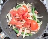 簡単☆ベーコンとトマトのカルボナーラ作り方4写真