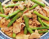 インゲンと豚バラの味噌炒め作り方5写真