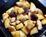 鶏肉とじゃがいもの照り照り☆15分レシピ作り方5写真