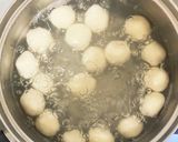 簡単 モチモチ✨豆腐白玉のみたらし団子作り方5写真