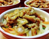 豚バラ&薄切りロースMIX丼作り方10写真