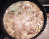簡単☆あんかけ風白菜と豆腐のそぼろ煮作り方3写真