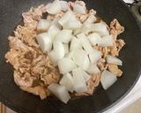 レンジで時短＊豚こまと大根の甘照り煮作り方3写真