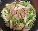 レンジで時短＊豚こまと大根の甘照り煮作り方4写真