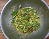 ヨウサマの減塩豆腐のニラ&甜麺醤のせ作り方6写真