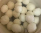 豆腐と白玉粉のみたらし団子作り方3写真