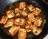 ヨウサマの減塩豆腐のニラ&甜麺醤のせ作り方9写真