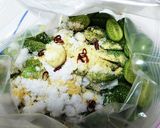 メロン胡瓜(スイカ胡瓜)の辛子漬け作り方3写真