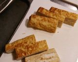 卵焼き生ハム巻き作り方4写真