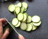 ズッキーニのフラン 作り方1写真