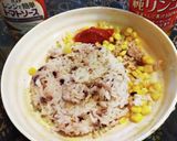 レンジでツナコーンの混ぜご飯作り方1写真