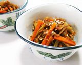 さつま芋の茎で味噌和え作り方15写真