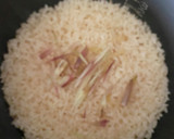 茗荷と生姜の炊き込みご飯作り方2写真