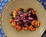 ヨウサマの減塩豆腐のニラ&甜麺醤のせ作り方10写真