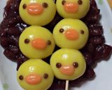 かわいいひよこの白玉だんご　お月見に作り方6写真