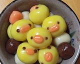 かわいいひよこの白玉だんご　お月見に作り方7写真