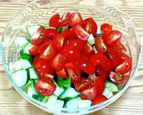 ひよこ豆ときゅうりのマリネサラダ作り方2写真