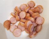 冷凍ご飯活用☆ピーマンソーセージの焼き飯作り方5写真