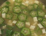 豆腐とオクラのお味噌汁作り方5写真