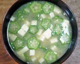 豆腐とオクラのお味噌汁作り方6写真