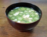 豆腐とオクラのお味噌汁作り方7写真