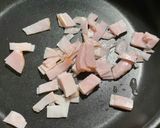 簡単!卵チーズベーコンでカルボナーラ丼作り方1写真