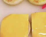 おうちで朝マック！チーズエッグマフィン作り方4写真