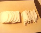 大根と細ネギの蒸し炒めオイスターソース味作り方1写真