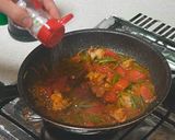 ほうれん草とチーズのカレーうどん作り方4写真