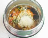 ほうれん草とチーズのカレーうどん作り方6写真
