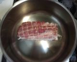 活力鍋で豚肩ブロックの煮豚作り方1写真