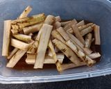 いしるで漬ける！沢野ごぼうの唐揚げ作り方2写真