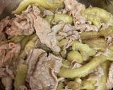 豚しゃぶとナスの生姜めんつゆ和え作り方6写真