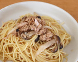 ツナ缶で簡単☆ツナとしめじの和風パスタ作り方7写真