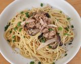 ツナ缶で簡単☆ツナとしめじの和風パスタ作り方8写真
