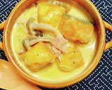 かぼちゃとしめじのクリーム煮作り方7写真
