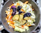 豚こま肉とナスのピリ辛中華炒め作り方4写真