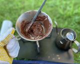 本格ホットココアをシェラカップで作り方1写真