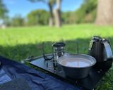 本格ホットココアをシェラカップで作り方3写真