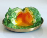 ほうれん草のゆで卵ウフマヨ作り方4写真