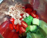 ツナ缶とアボカドのお手軽冷製和風パスタ作り方3写真