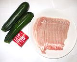 ズッキーニ豚肉カレー粉炒め♪簡単漢方薬膳作り方1写真