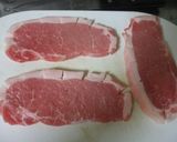 豚ロースステーキ☆りんご添え作り方1写真