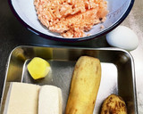 蓮根と豆腐と鶏ミンチのカリふわ揚げ作り方3写真