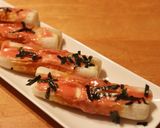 こってり☆チーズちくわのたらこソース焼き作り方5写真